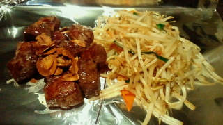 馬力ステーキ定食
