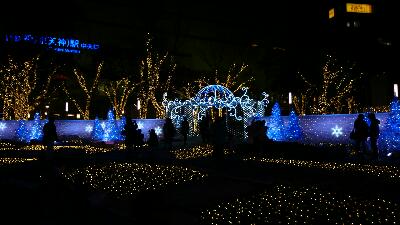 天神のイルミネーション